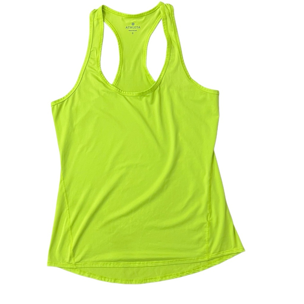 Athleta Women's Neon Green Tank Top Size Small